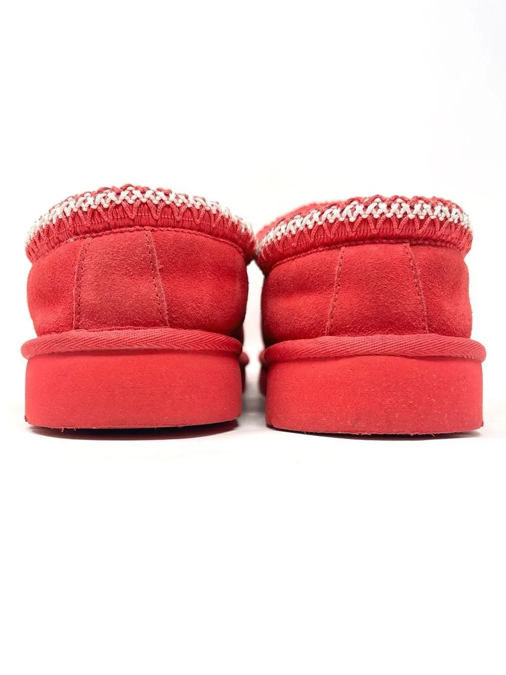 UGG Tasman Hibiscus Pink Suede Sheepskin Slippers 5950 Men’s 12 Women’s 13-14